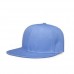 New Cotton Baseball Cap Fitted Ballcap Plain Blank Hat Flat Bill Brim Adjustable  eb-78372922